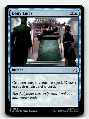 Deny Entry 222 Foil C Avatar: The Last Airbender: Eternal-Legal