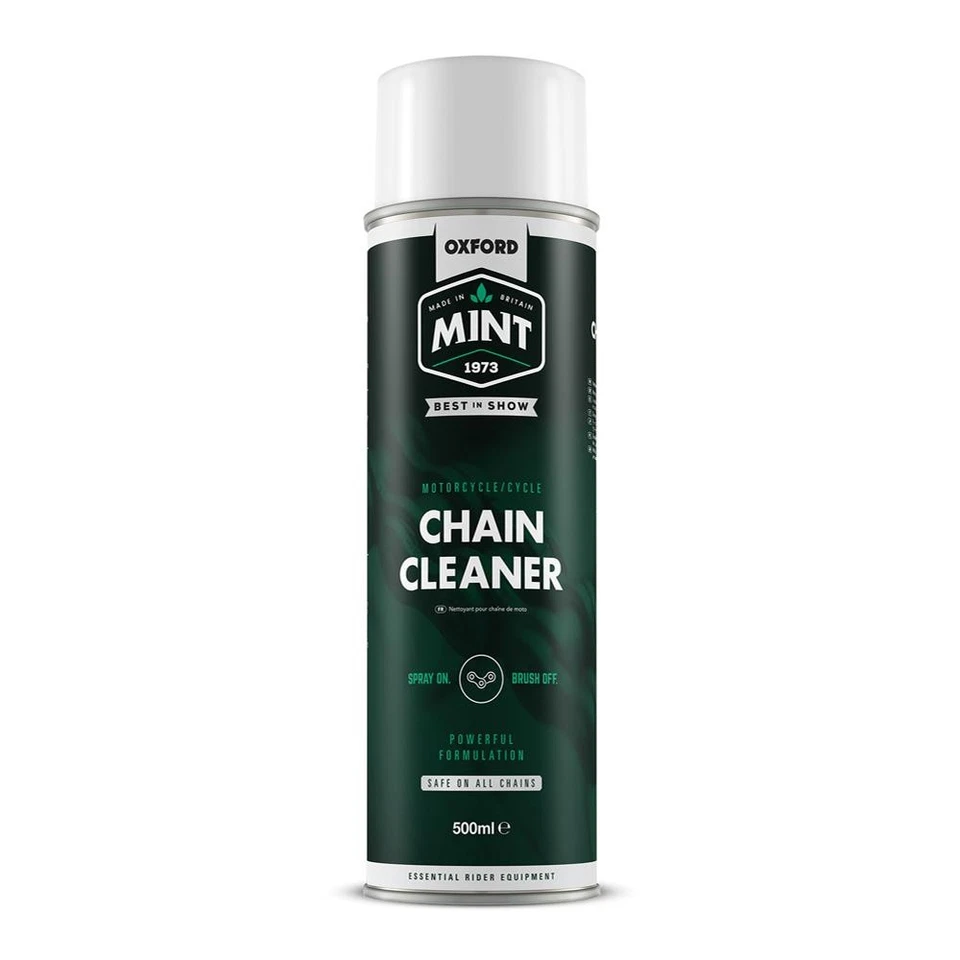 Oxford OC200 Mint Motorcycle Motorbike Chain Cleaner Cleaning Spray 500ml - 3x