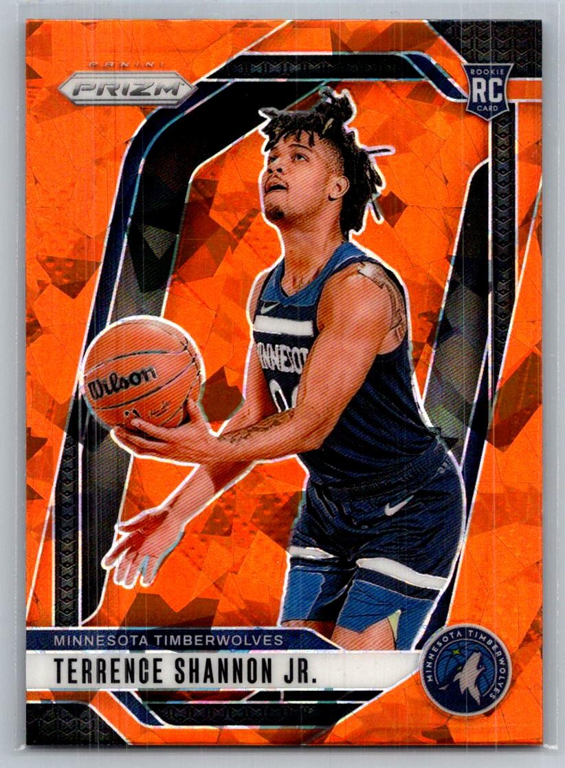 2024-25 Panini Prizm #224 Terrence Shannon Jr. Prizms Orange Ice