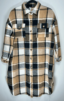 Heavy flannel plaid tunic size medium