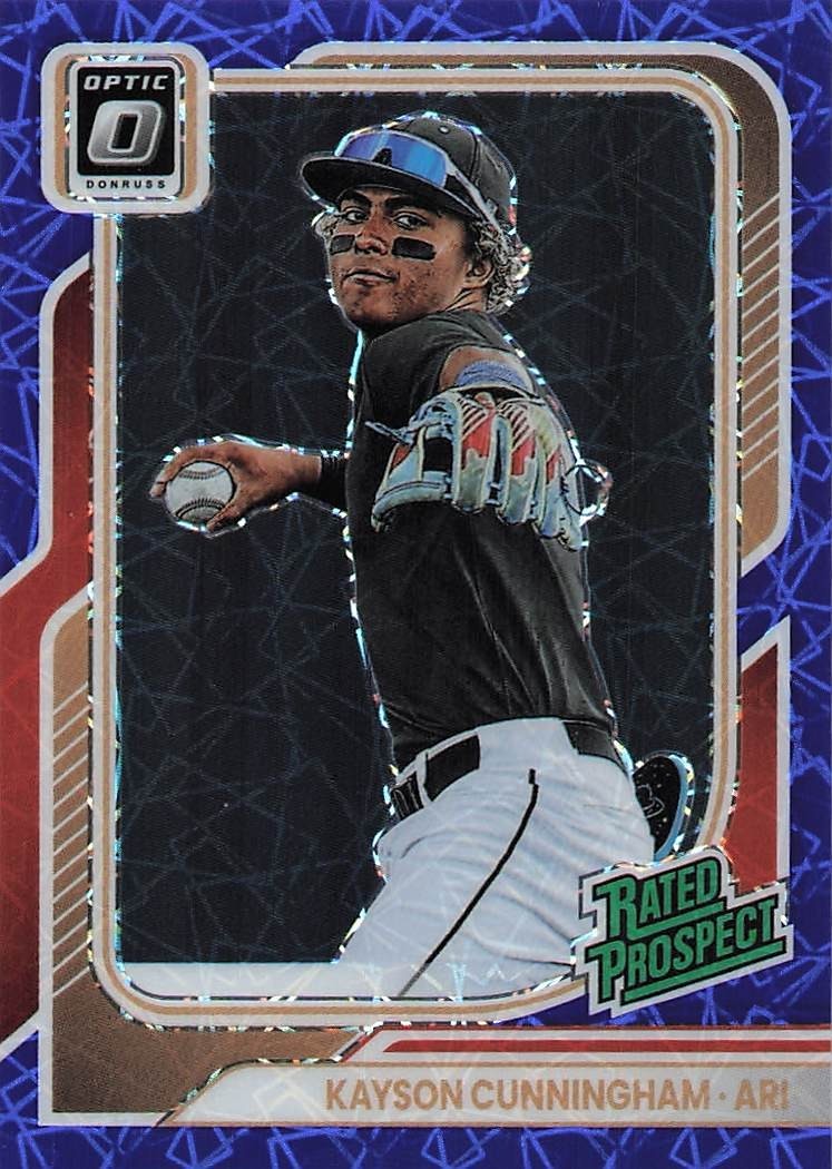 Kayson Cunningham [Blue Velocity Optic] #116 2026 Panini Donruss