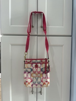 Coach Vintage Y2K Multicolor Shoulder Bag Scribble Logo | eBay
