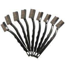 Drahtb&uuml;rsten Set Edelstahl Messing Nylon 9 Tlg. Reinigung Rost Farbe