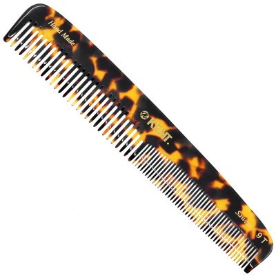 Kent 9T Mixed Tooth Handmade Comb