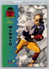 1995 Signature Rookies Prime Football TD Club Previews #P-2 Steve McNair