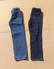 Size 12 - Boys Denim Jeans, Cat Jack, Straight Leg - Medium Wash/ Rinse