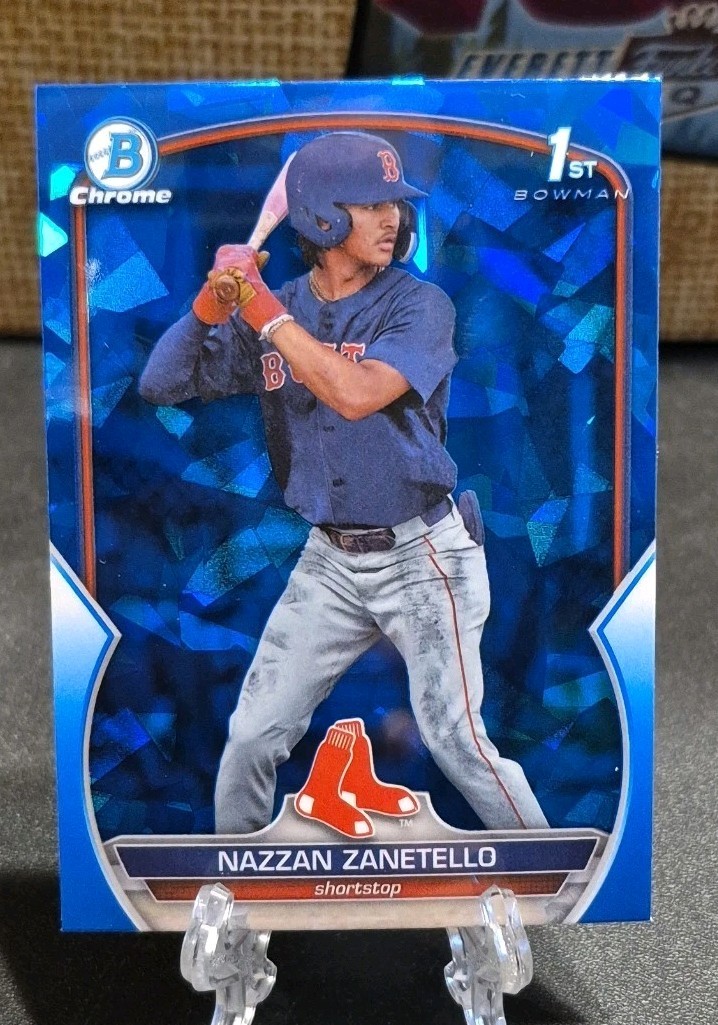 2023 Bowman Chrome Draft Sapphire Edition - Nazzan Zanetello #BDC-3 (RC)