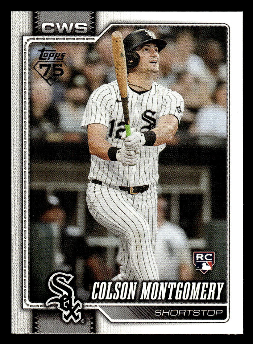 2026 Topps #157 Colson Montgomery Rookie Card Chicago White Sox