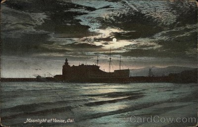 Venice,CA Moonlight Water 1907 Santa Paula Los Angeles County M. Rieder value