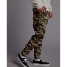 RSQ Men Camouflage Twill Jogger Pants Size M Elastic Waist Drawstring