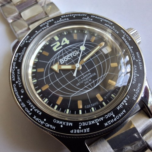 Amphibia Hello Automatic watch. Vostok Amphibian. 2431/13027A. 24H. 20ATM. | eBay UK