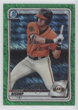 2020 Bowman Chrome Prospects Green Shimmer Refractor /99 Hunter Bishop 0i6p