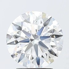 Lab Grown CVD Diamond E Color VVS2 Clarity 3.05 Carat Round Cut IGI Certified