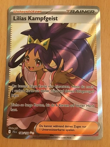 Pokemon TCG Lilias Kampfgeist 180/159 Deutsch Reisegefährten