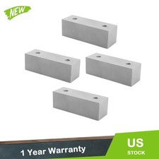 For 6" Vises 4 Jaws Vise Jaws 6" 2" 2" Aluminum Machined Reversible Soft Jaws