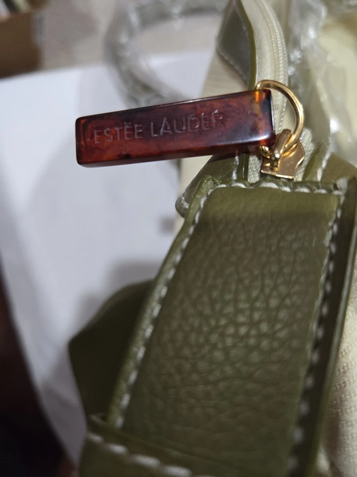 Bolso/bolso de maquillaje Estee Lauder con bolsa de maquillaje pequeña también nuevo sin etiqueta con cremallera t Foto 2 de 2