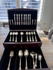 Chantilly By Gorham Sterling Silver Flatware Set For 8 Service 51 Pieces