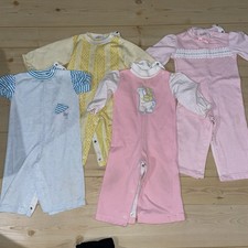 LOT OF FOUR VNTGE/BABY/ HealthTex One Piece Jammie  s 24month