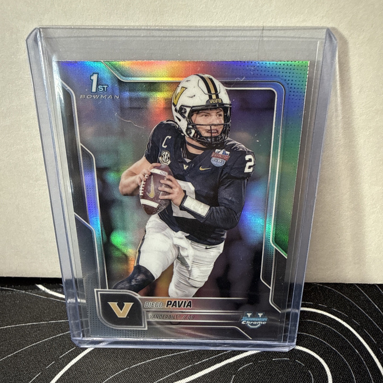 2025 Bowman University Chrome - Diego Pavia #190 Refractor (RC)