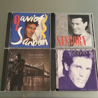 DAVID SANBORN 4 LOT: A Change Of Heart, Close Up, Pearls, Songs From Night VG++