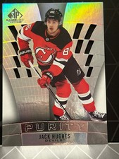 2021-22 SP Game Used #P-27 Jack Hughes Purity - Olympic Winning GOAL!!