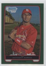 2012 Bowman Chrome Prospects Rack Pack Green Refractor Anthony Garcia 0l1