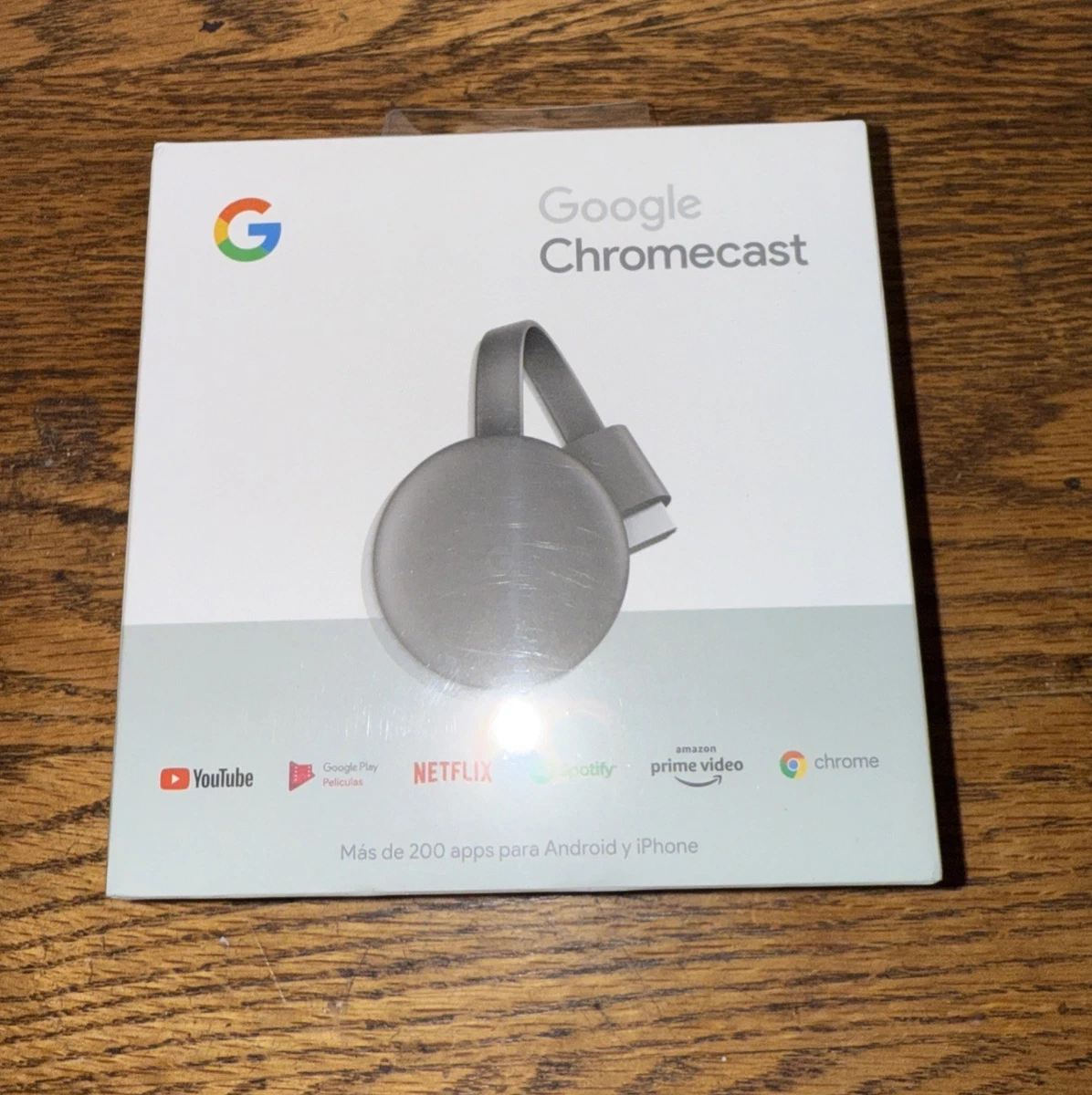 Google Chromecast (3rd Generation) Black HDMI Media Streamers for