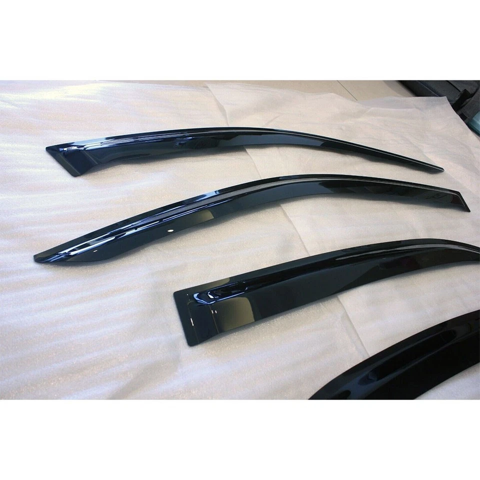 Fit For Mercedes Benz W213 E300 E200 Side Window Visor Rain Guard Weather Shield Foto 2 de 4