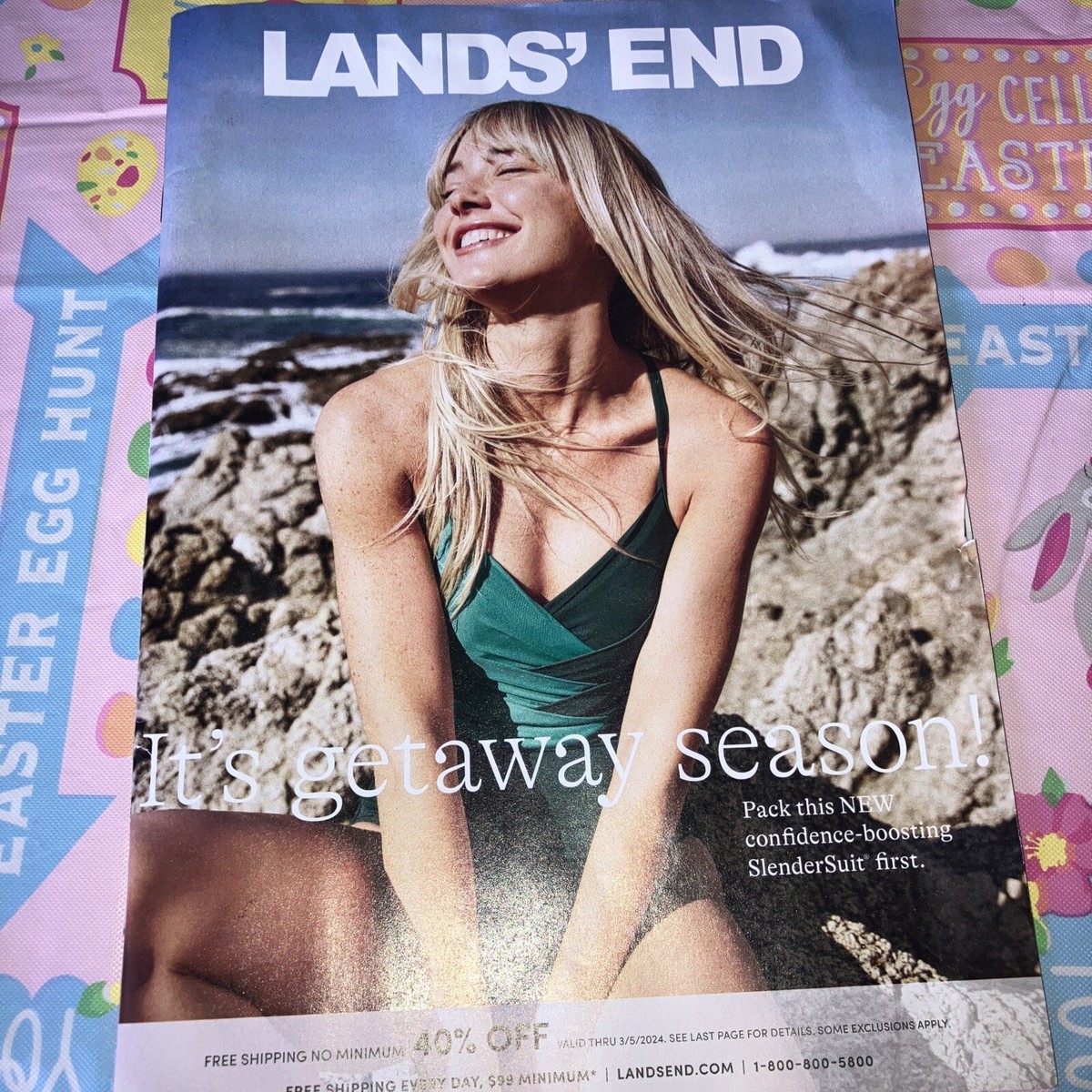 Lands' End New Catalog Thru 3/5/24, 40% Off