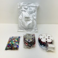 Glittery Felt Snowflakes Ornaments 4  3 Inch Multicolor Christmas Decorations