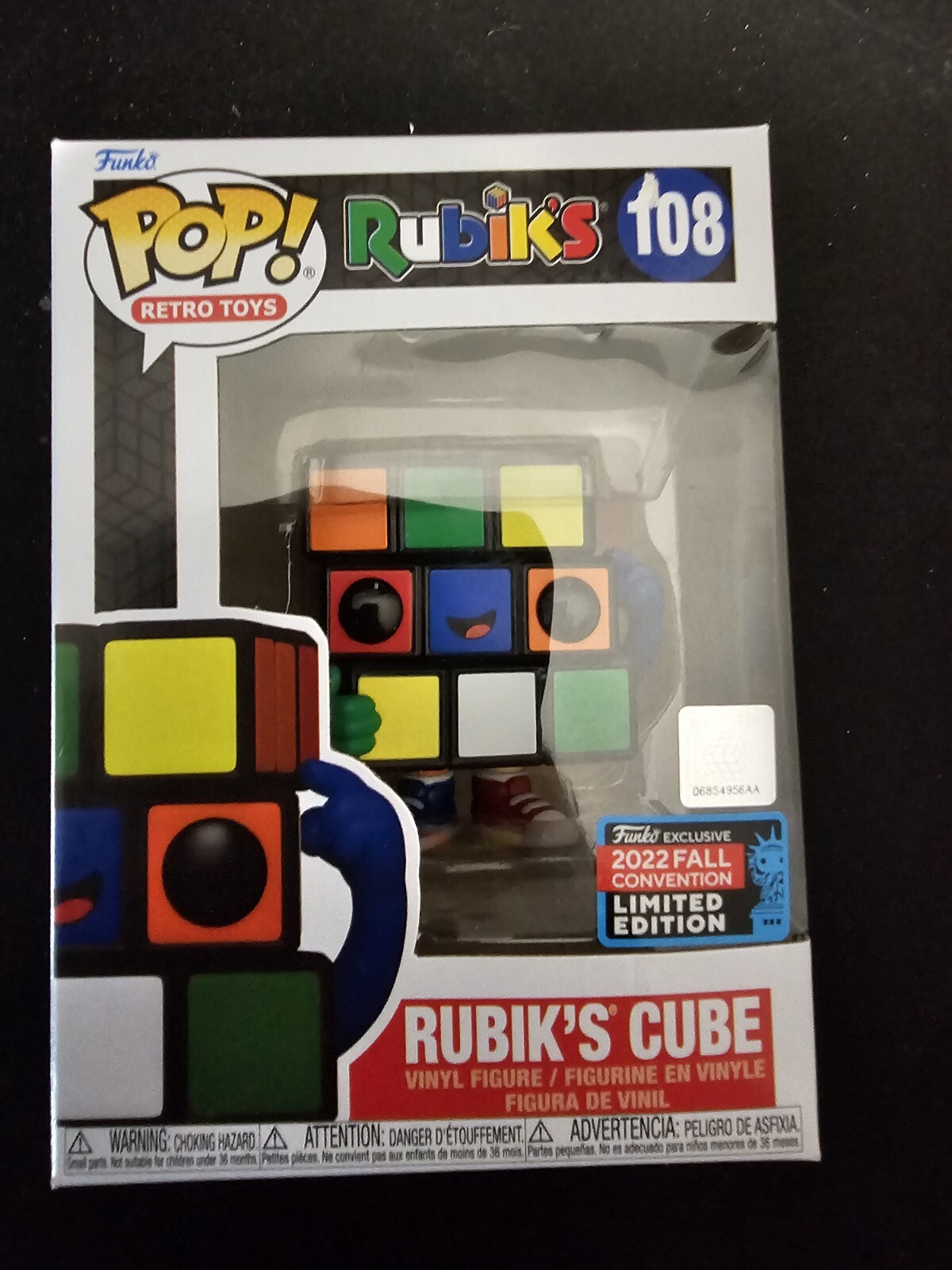 Sale Nycc 2022 Limited Edition Exclusive - Retro Toys Rubik'S Cube Funko Pop! New