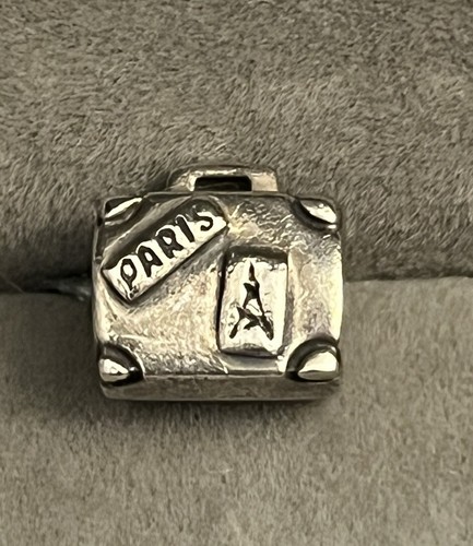 PANDORA Suitcase Travel Luggage Bead Charm Silver 925 Ale 790362 ...