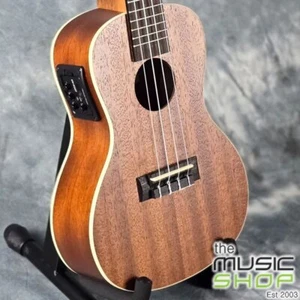 Kala KA-CE Concert Satin Mahogany Ukulele with Pickup & Kala UB-C Bag