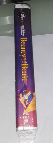 Disney BEAUTY AND THE BEAST schwarzer Diamant VHS VIDEOBAND NEU Eckdellen - Bild 2 von 5