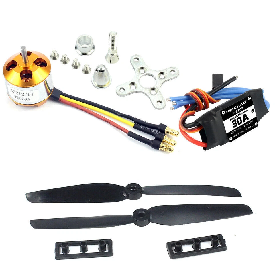 FEICHAO Simonk 30A 40A ESC with A2212 A2208 Motor Plastic Prop for DIY Drone New - Image 2 of 4
