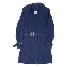 Weill Overcoat Jacket Blue Womens S