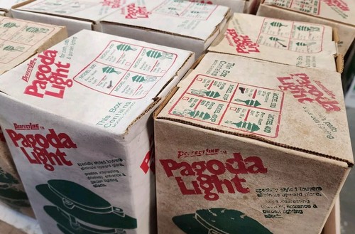 NOS Vintage Perfect Line Model 300 3 Tier Pagoda Lights NIB - READ DESCRIPTION - Picture 3 of 6
