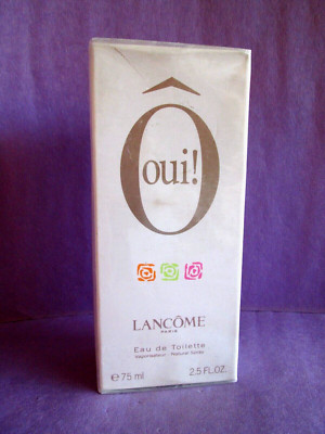O Oui! by Lancome 2001 Vintage Eau de Toilette Spray 75 ml 2.5 oz Sealed Box