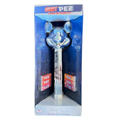 Disney 100  Giant Pez Candy Roll Dispenser Mickey Mouse 12  Tall