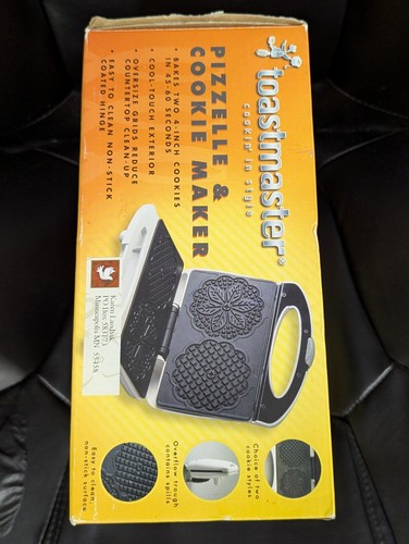 Toastmaster Cookin in Style Pizzelle & Cookie Maker TWB2PIZT NEW IN BOX - Picture 3 of 5