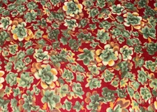 By 1/2 Yd Moda "Rise & Shine" By Nishimura Small Floral Clover Cotton Fabric