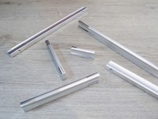 Möbelgriffe Griffleiste Schrankgriff Kommodengriffe Küchengriffe Silber Alu V840