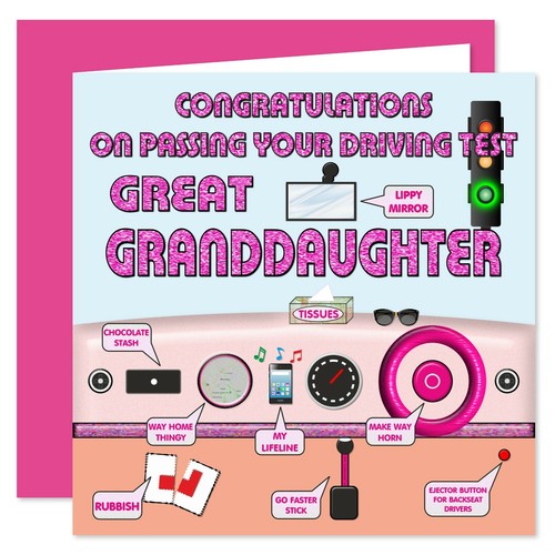 Congratulations On Passing Your Driving Test Card - Female Relations - Beep Beep - Picture 19 of 39
