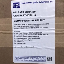 Rpı CMK189 Compressor PM Kits Copeland Tech West Turbine ACL4D2 Acl4d2nd