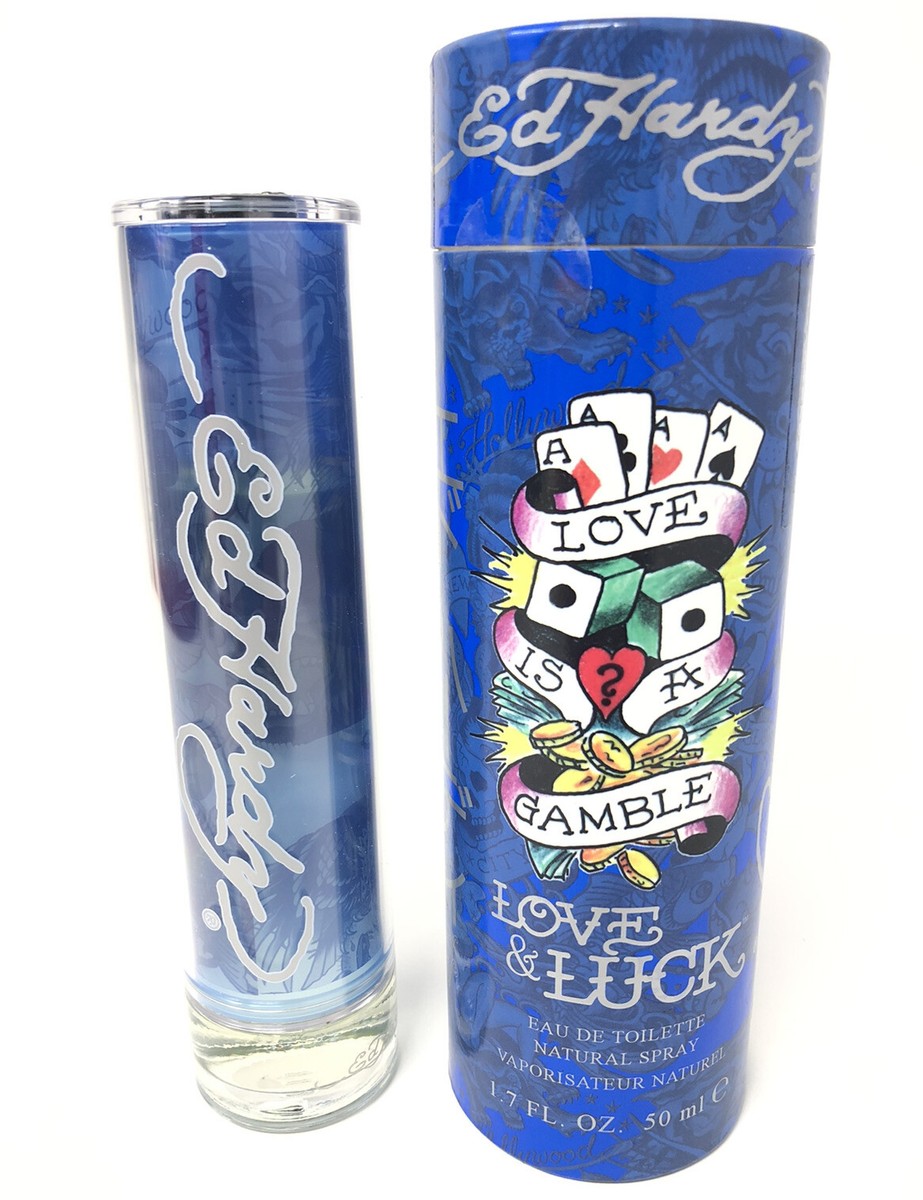 Love Luck Christian Audigier Ed Hardy Men EDT Cologne Spray