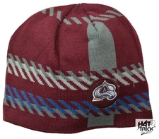 OTH Colorado Avalanche NHL Old Time Hockey Team Knit Beanie Uncuffed Winter Hat