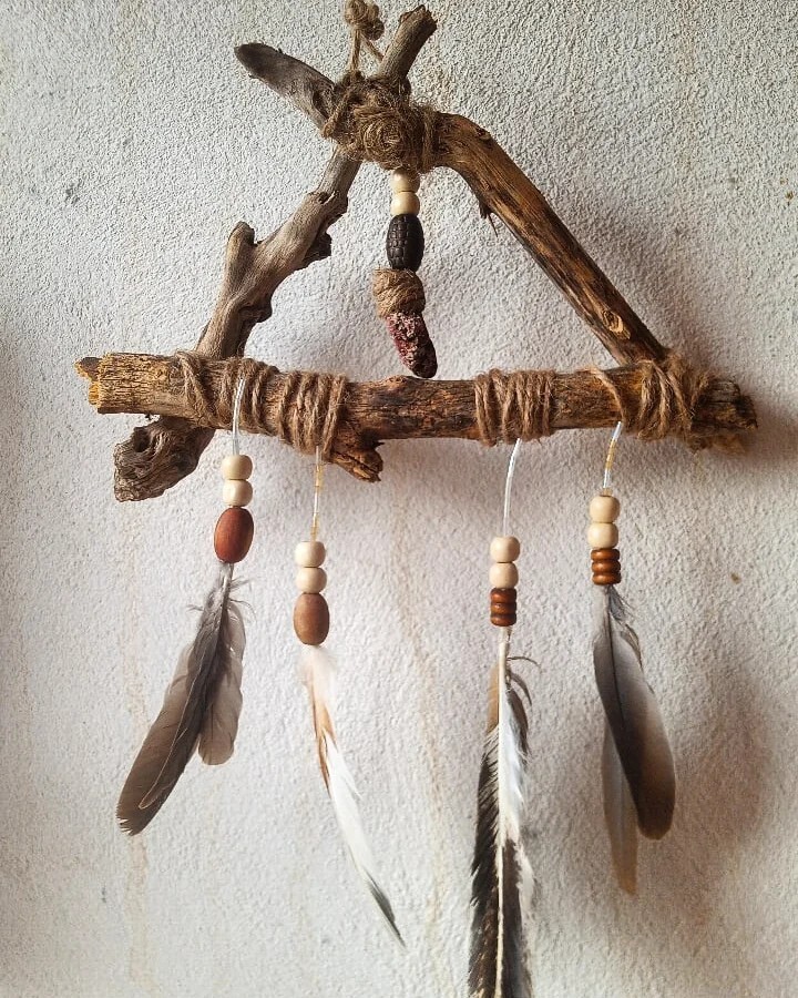 Guardian de sueños 'Volcanico' ~17x25cm *Articulo unico. • Atrapa sueños