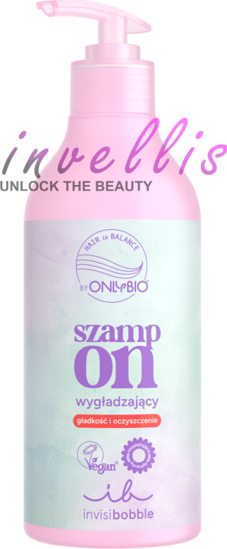 ONLYBIO INVISIBOBBLE HAIR IN BALANCE SZAMPON WYGLADZAJACY 400ML