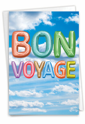 1 Bon Voyage Card with Envelope - Messages C5651QBVG | eBay