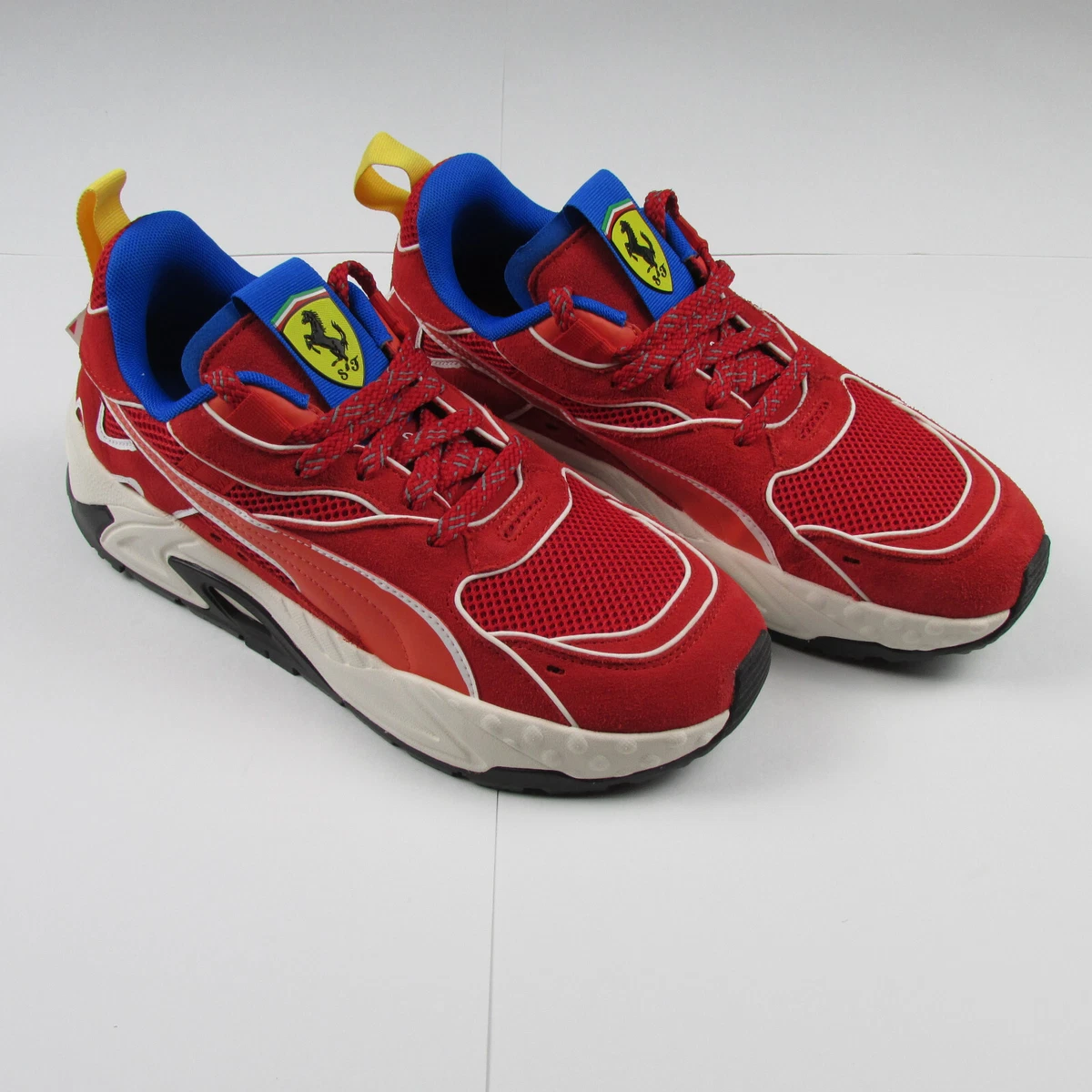 Puma Scuderia Ferrari x Joshua Vides Red Yellow Retro - Men\'s Size 9.5 USED 307817-01] Mens Puma FERRARI RS-X X JV | eBay main image 4